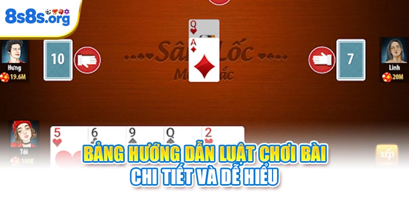Bảng hướng dẫn luật chơi bài chi tiết và dễ hiểu