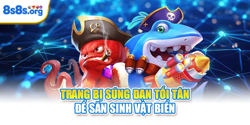 Trang bị súng đạn tối tân để săn sinh vật biển